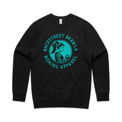 Womens Eat Sleep Brawl Repeat Jumper