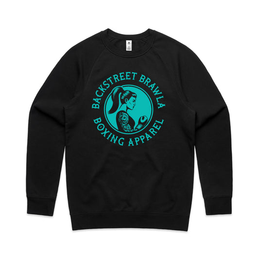 Womens Eat Sleep Brawl Repeat Jumper