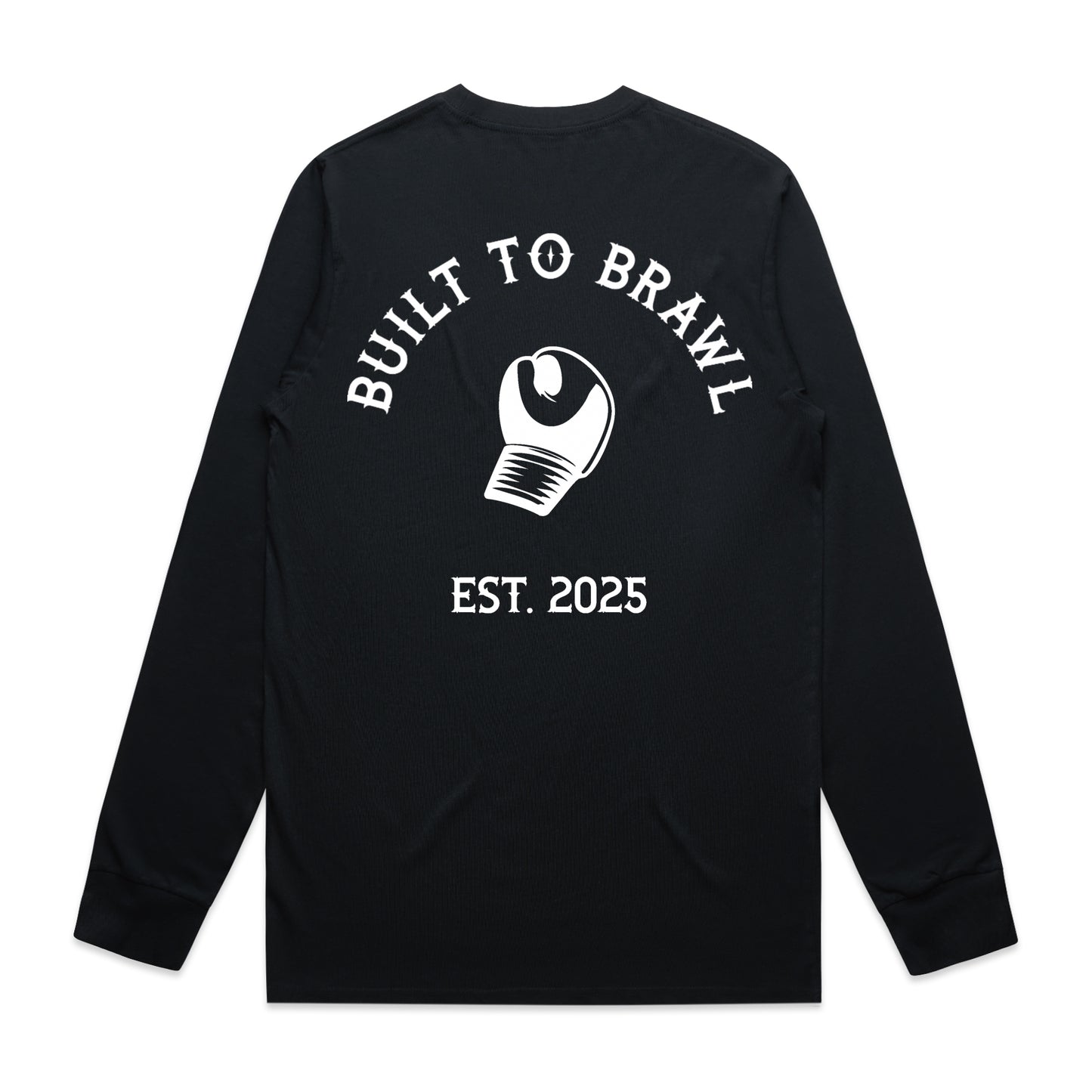 Mens Built to Brawl Long Sleeve Tee