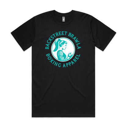 Womens Eat Sleep Brawl Repeat T- Shirt