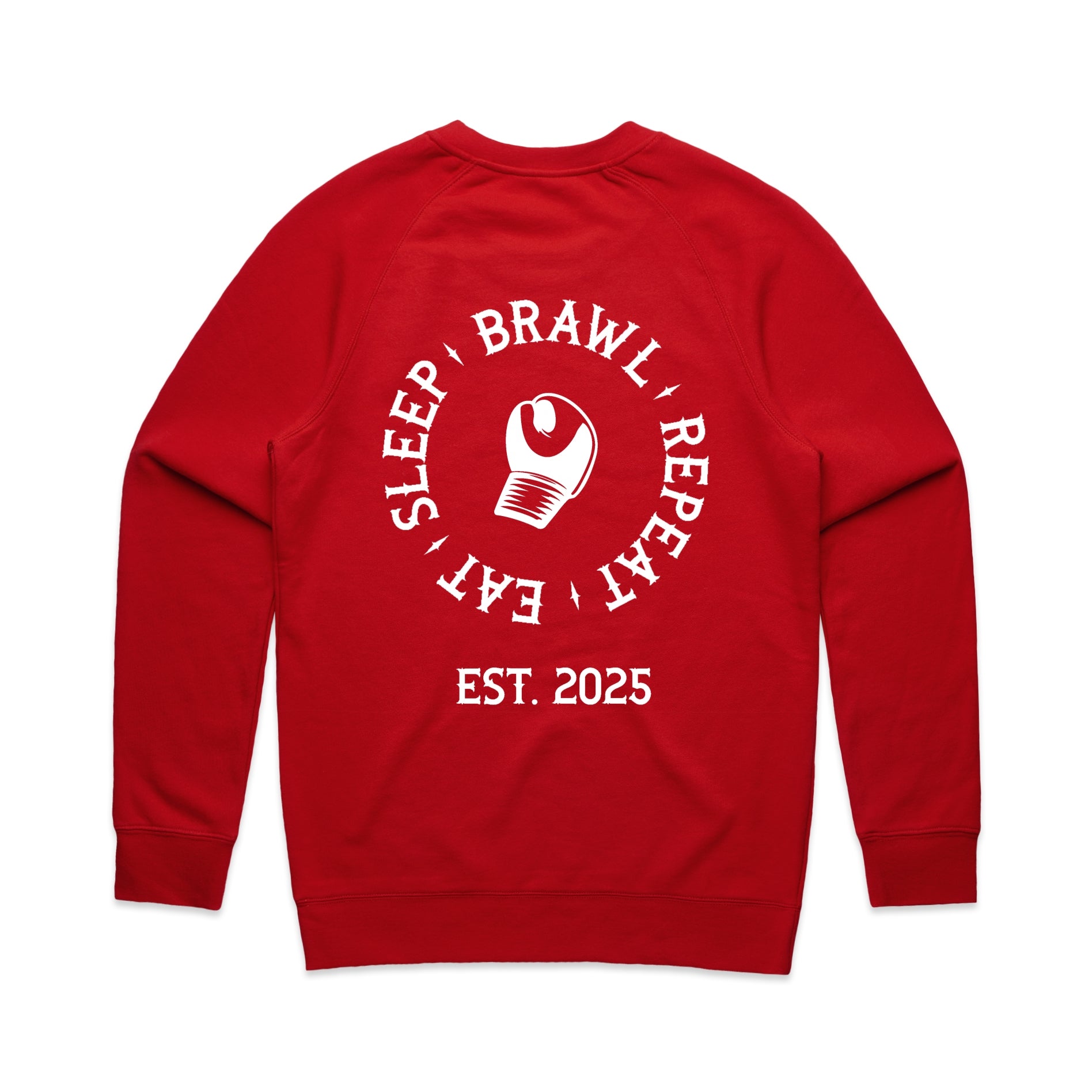 Mens Eat Sleep Brawl Repeat Jumper