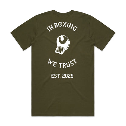 MENS IN BOXING WE TRUST T- SHIRT