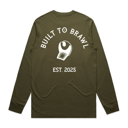 Mens Built to Brawl Long Sleeve Tee