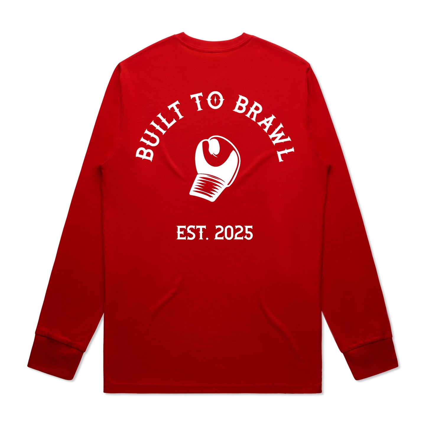 Mens Built to Brawl Long Sleeve Tee