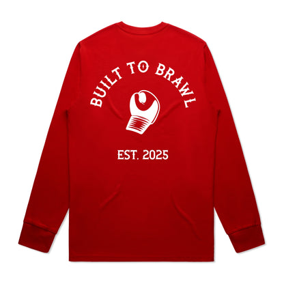 Mens Built to Brawl Long Sleeve Tee