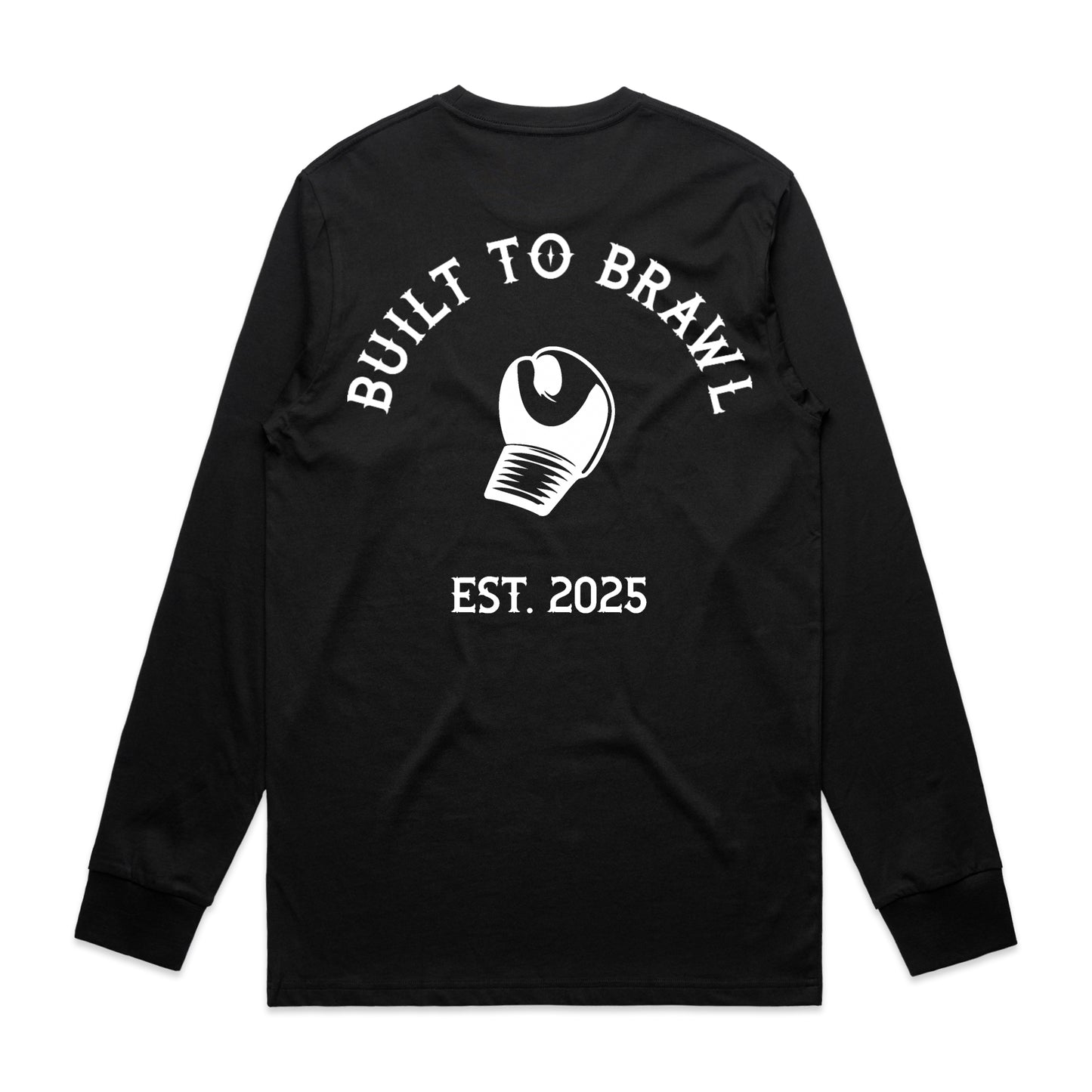 Mens Built to Brawl Long Sleeve Tee