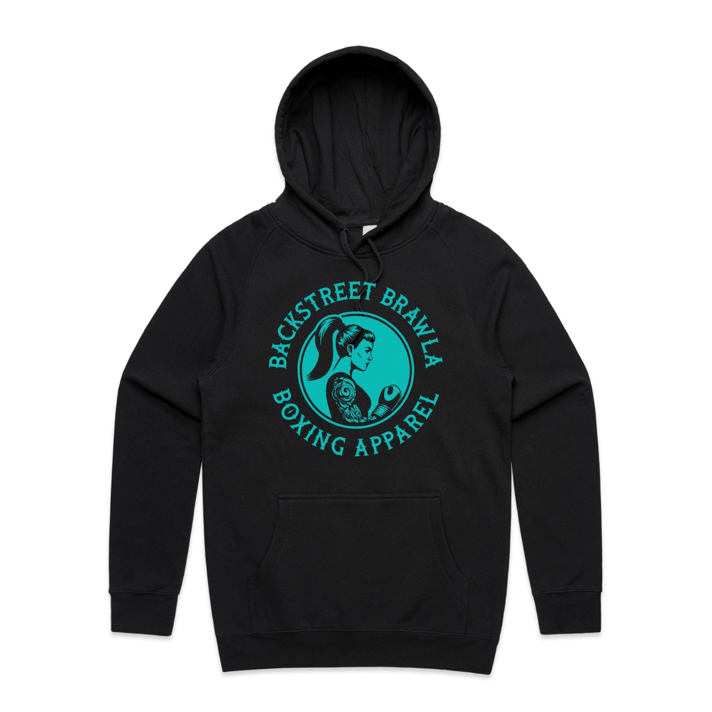 Womens Eat Sleep Brawl Repeat Hoodie
