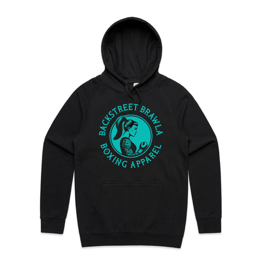 Womens Eat Sleep Brawl Repeat Hoodie