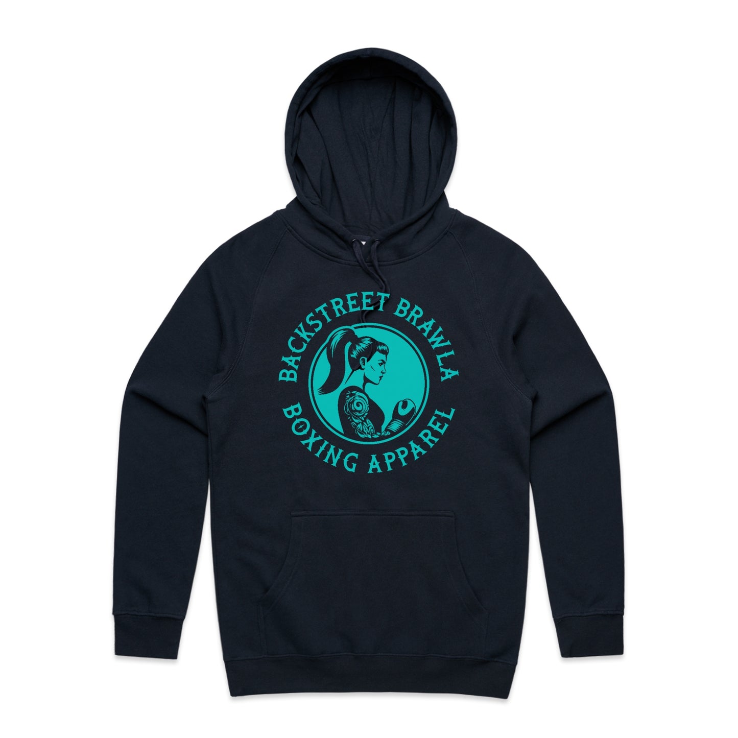 Womens Eat Sleep Brawl Repeat Hoodie