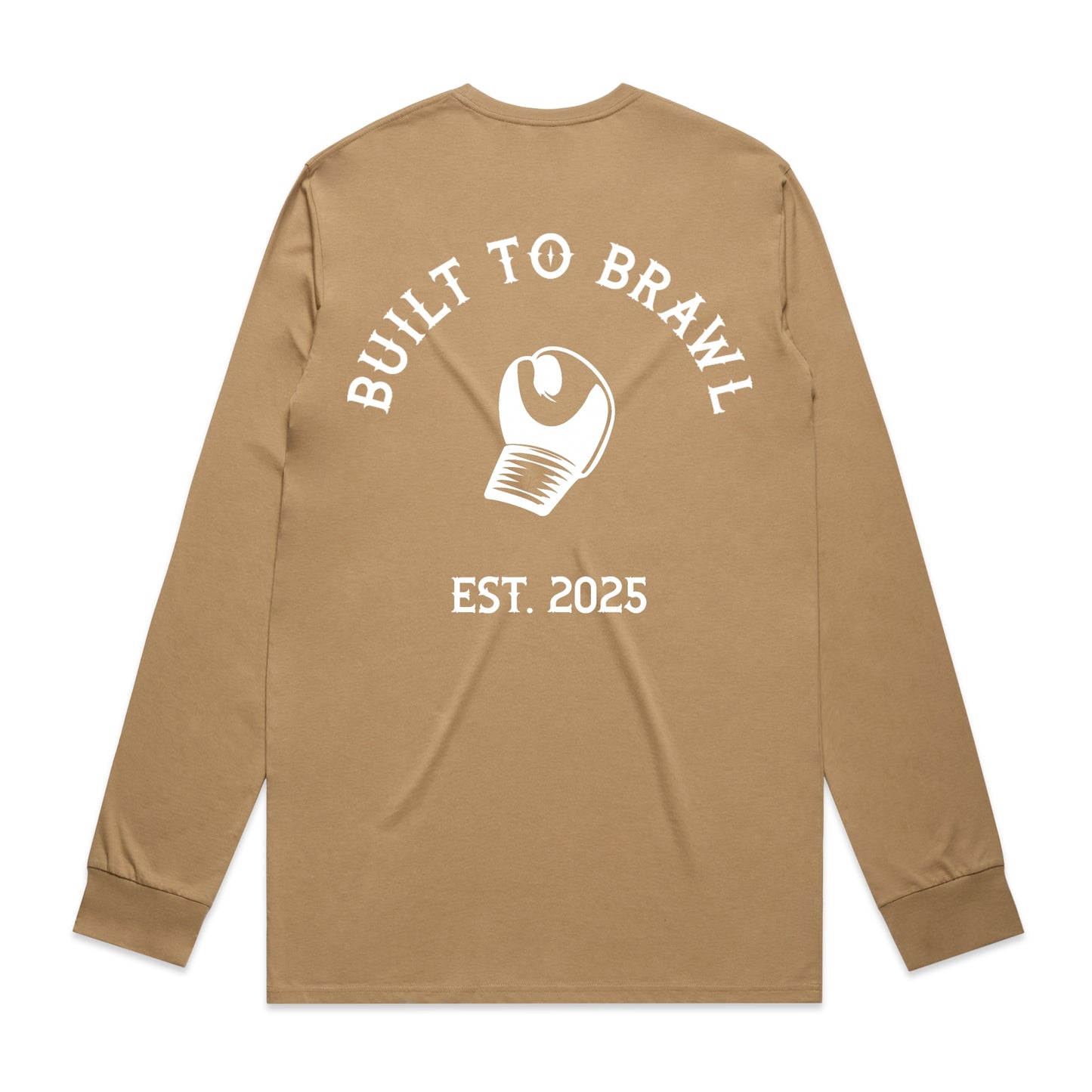 Mens Built to Brawl Long Sleeve Tee