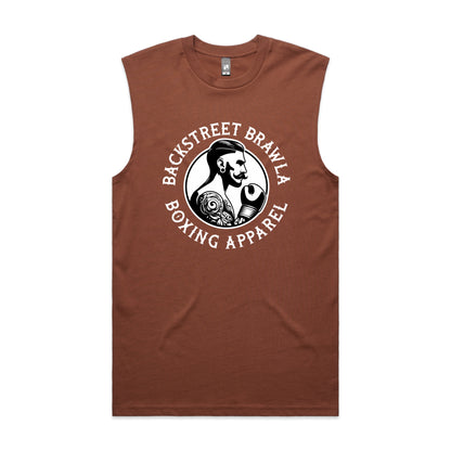 Mens Built to Brawl Singlet Top