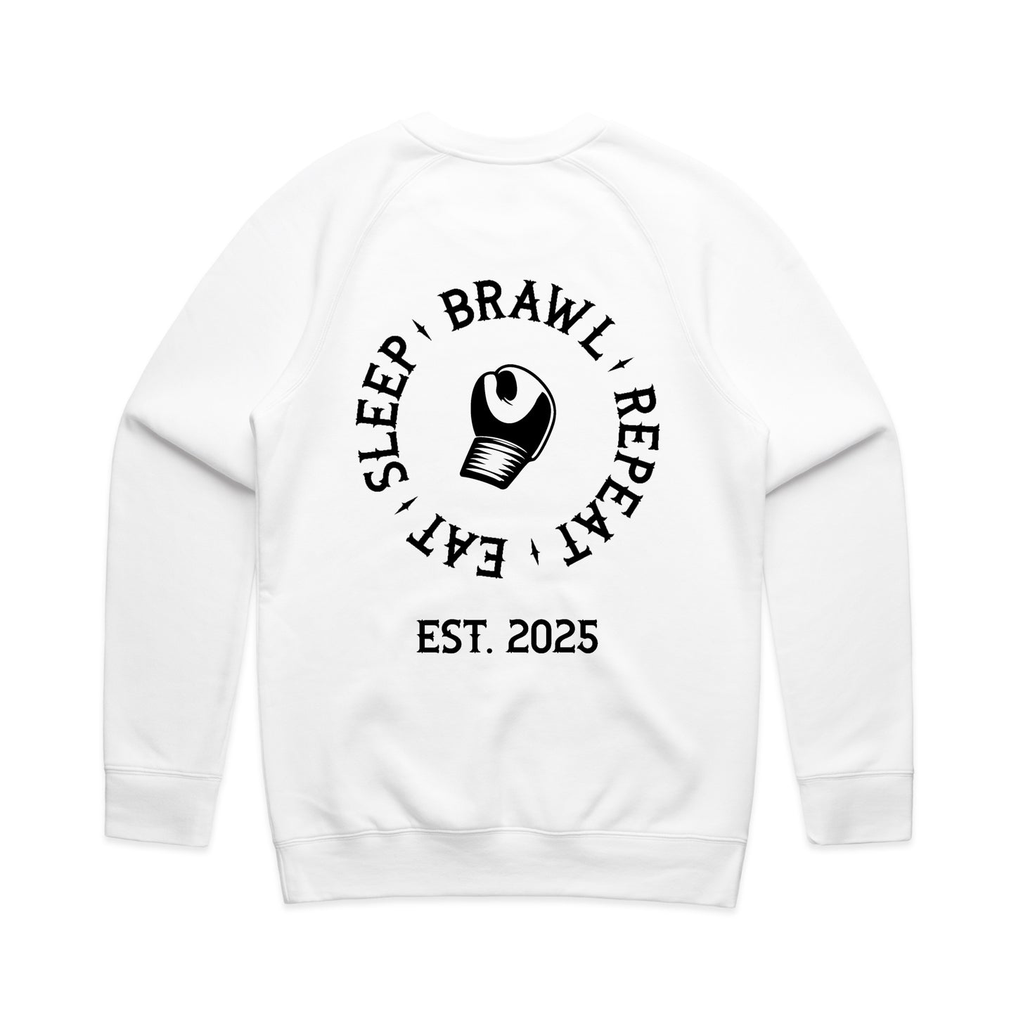 Mens Eat Sleep Brawl Repeat Jumper