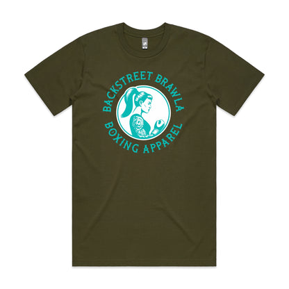 Womens Eat Sleep Brawl Repeat T- Shirt