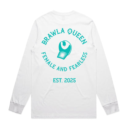 Womens Brawla Queen Long Sleeve Tee