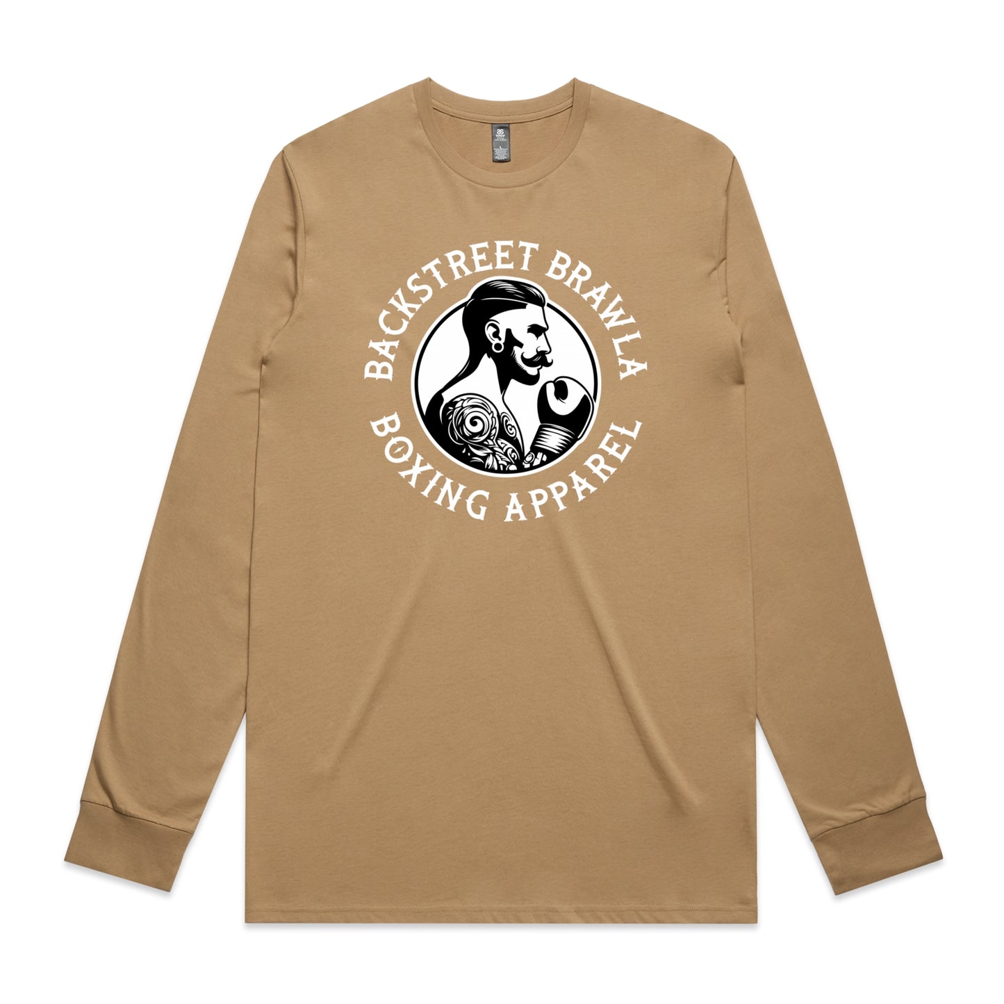 Mens Built to Brawl Long Sleeve Tee