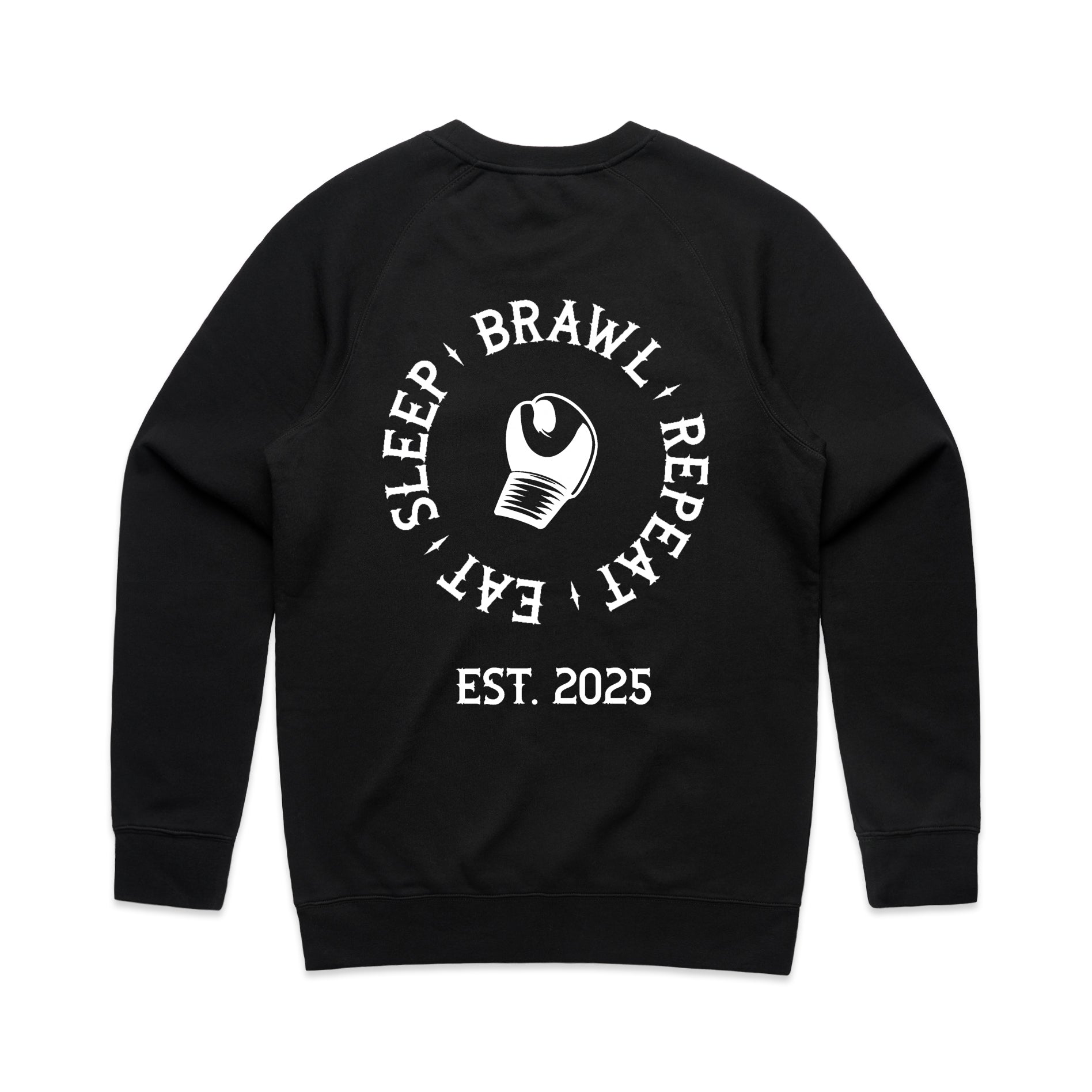 Mens Eat Sleep Brawl Repeat Jumper