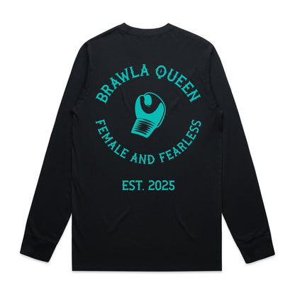 Womens Brawla Queen Long Sleeve Tee