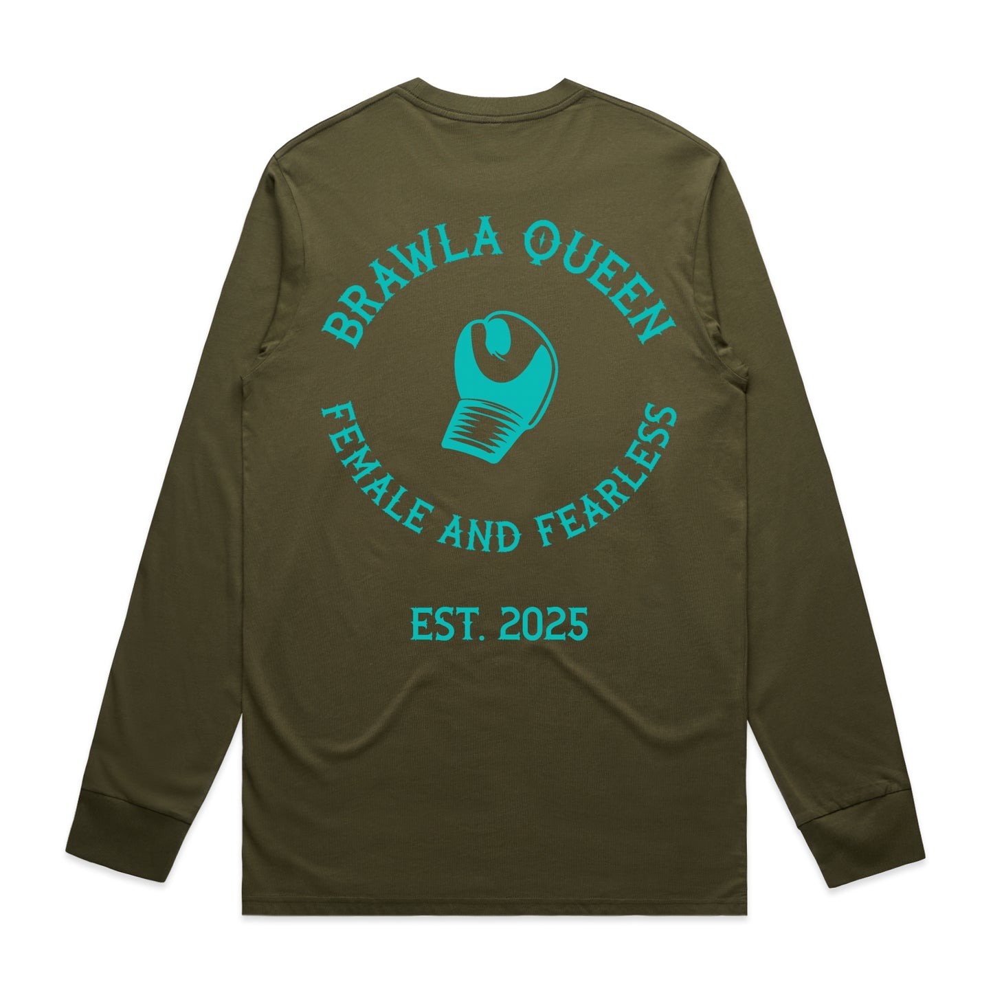 Womens Brawla Queen Long Sleeve Tee