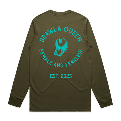 Womens Brawla Queen Long Sleeve Tee