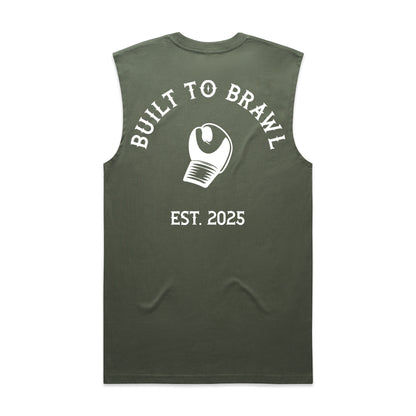 Mens Built to Brawl Singlet Top