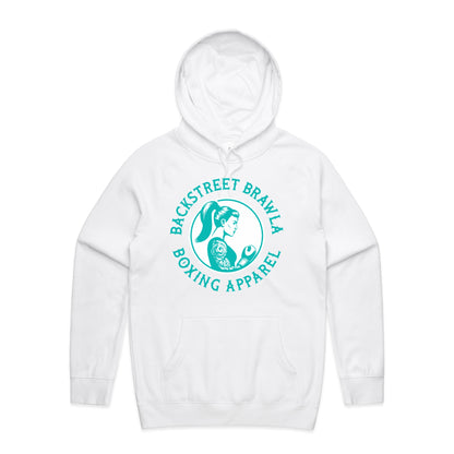 Womens Eat Sleep Brawl Repeat Hoodie