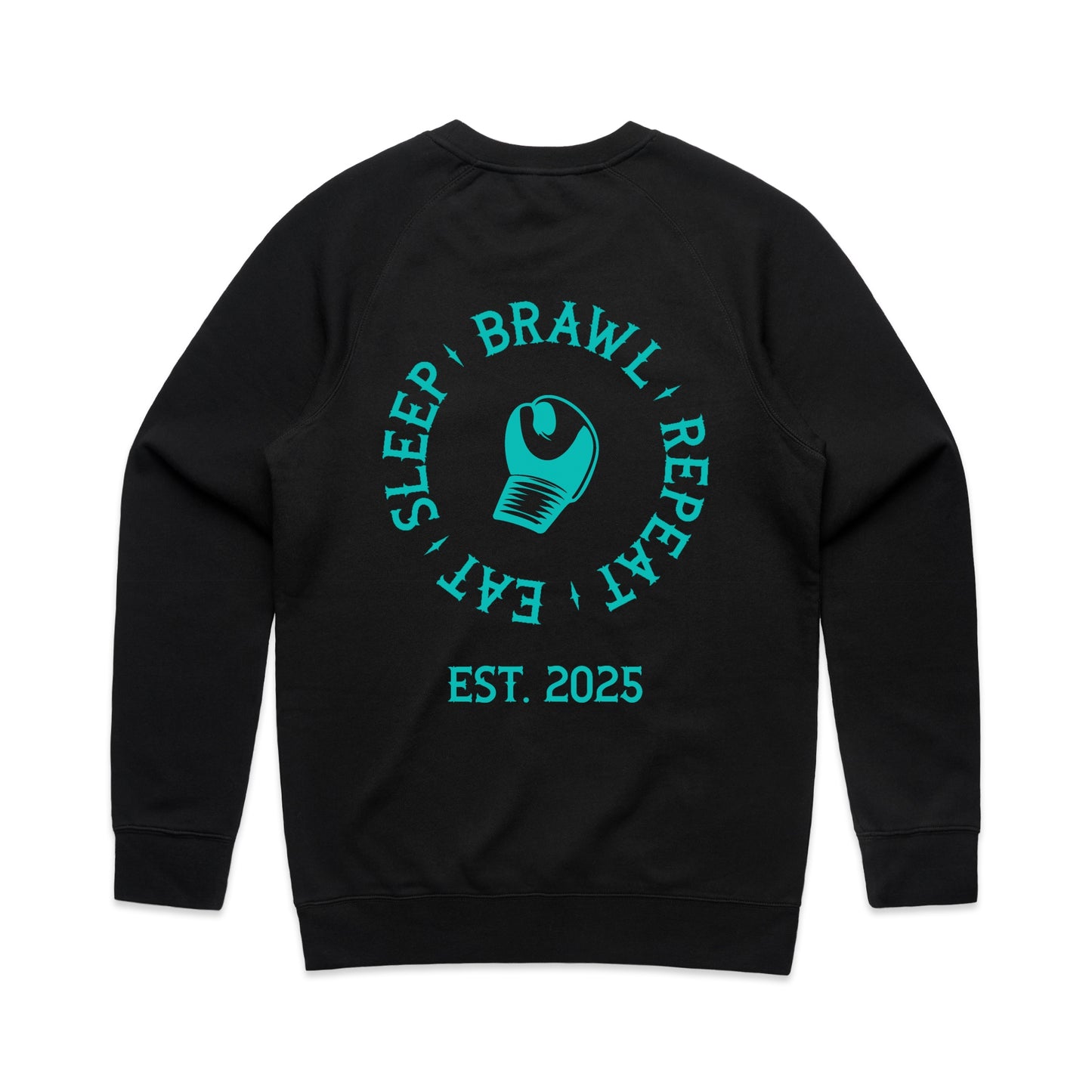 Womens Eat Sleep Brawl Repeat Jumper