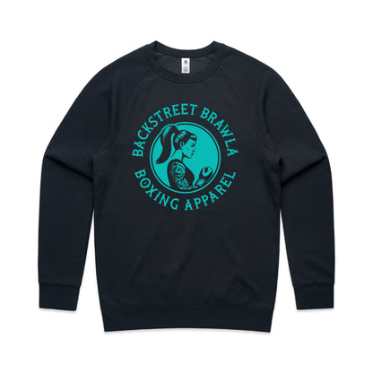 Womens Eat Sleep Brawl Repeat Jumper