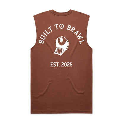 Mens Built to Brawl Singlet Top