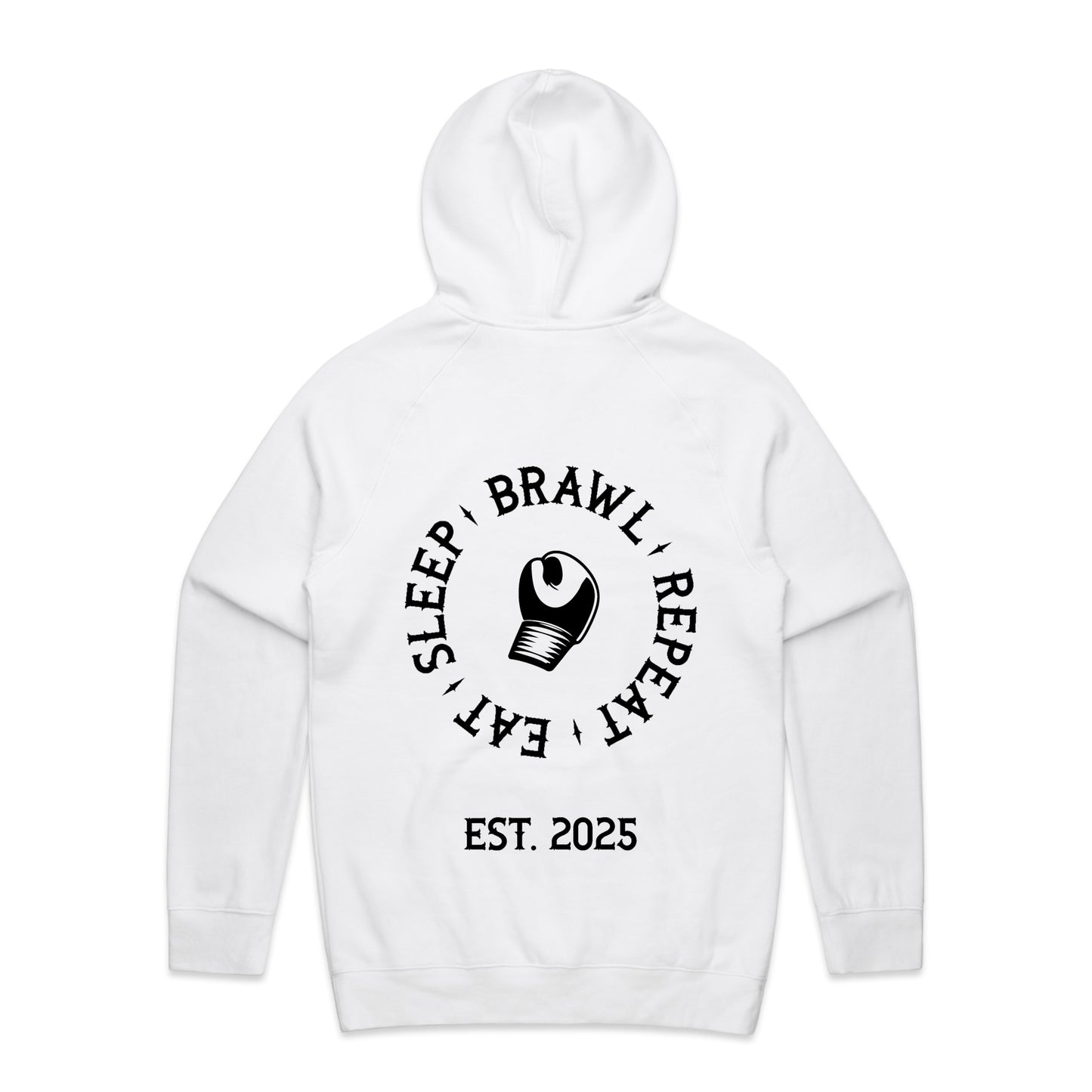 Mens Eat Sleep Brawl Repeat Hoodie