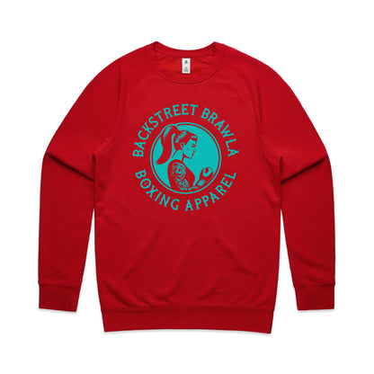 Womens Eat Sleep Brawl Repeat Jumper