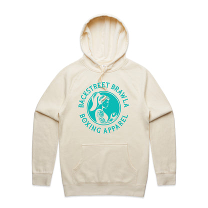 Womens Eat Sleep Brawl Repeat Hoodie