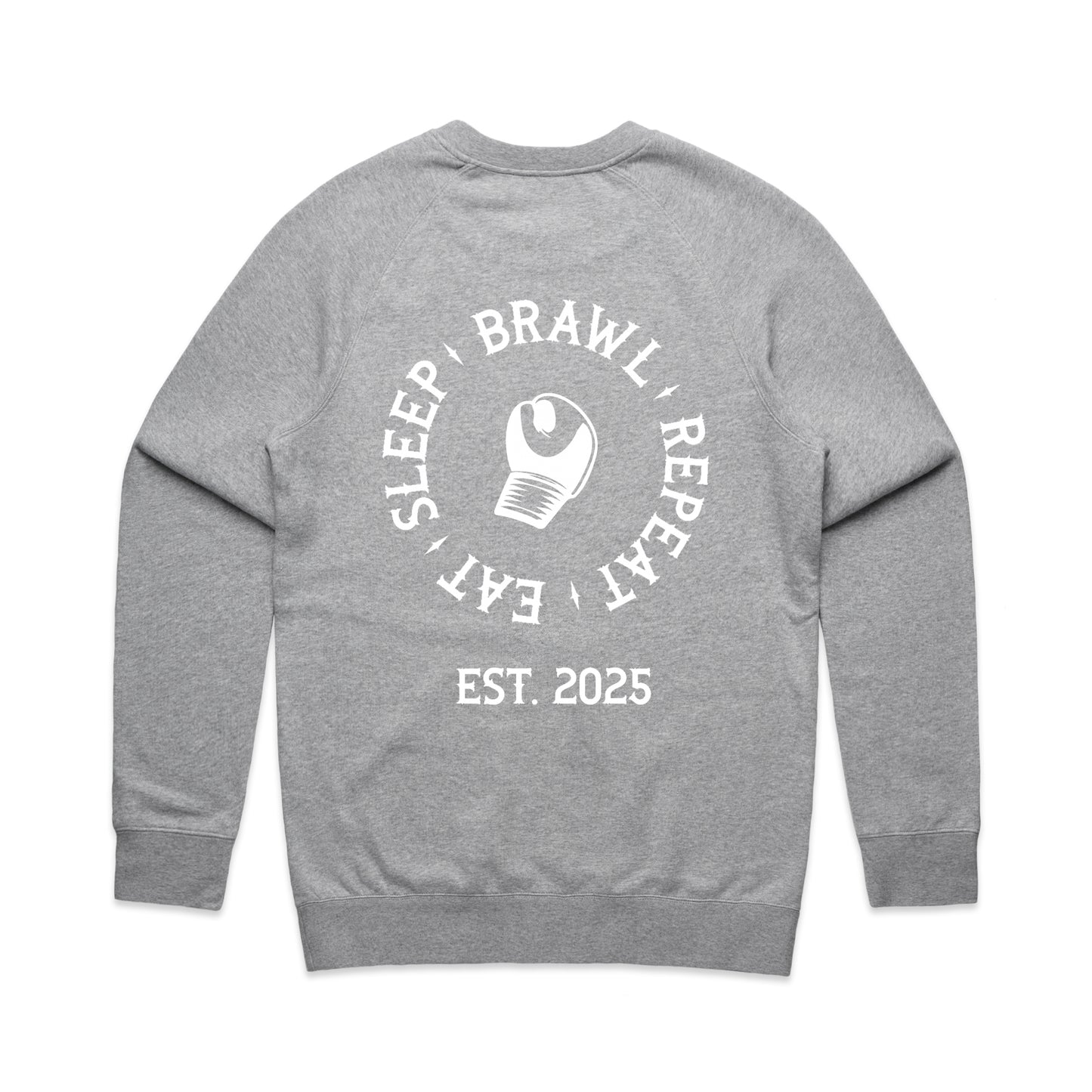 Mens Eat Sleep Brawl Repeat Jumper