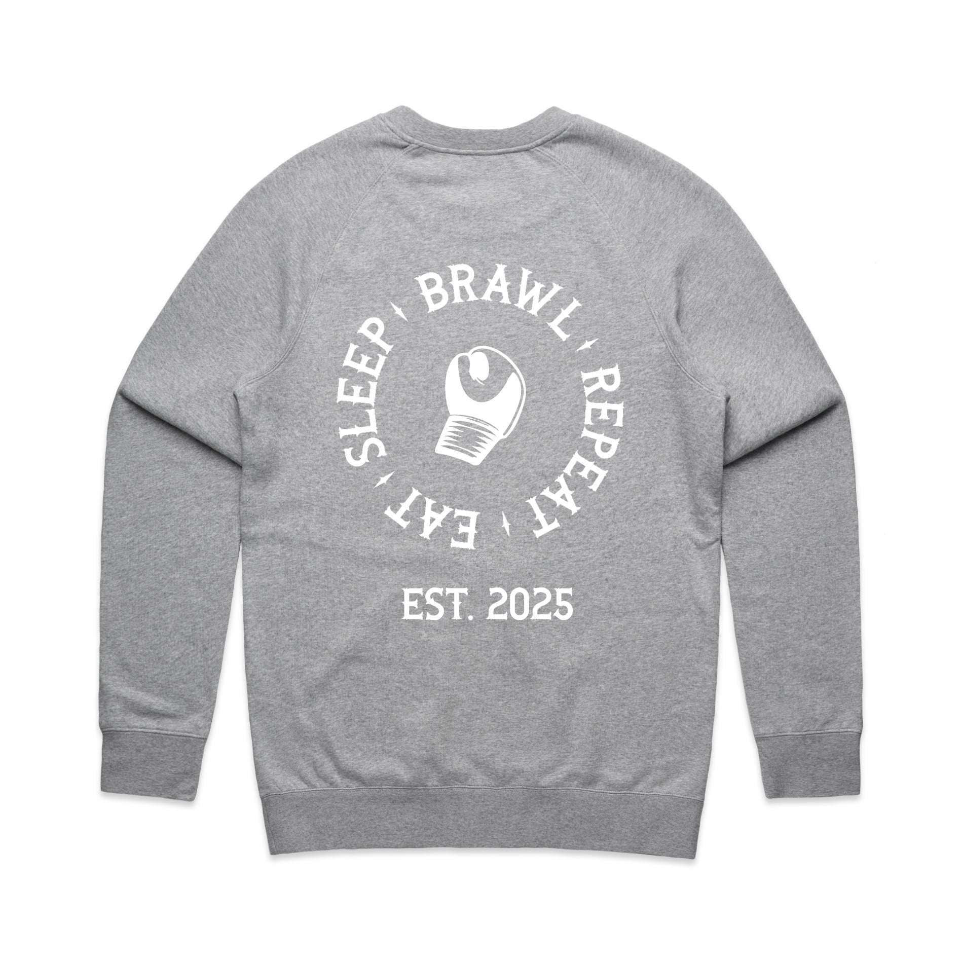 Mens Eat Sleep Brawl Repeat Jumper