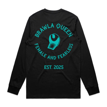 Womens Brawla Queen Long Sleeve Tee