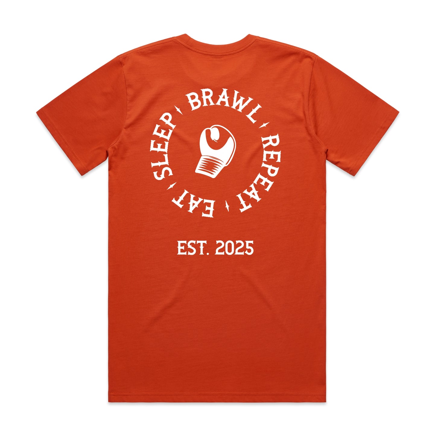 Mens Eat Sleep Brawl Repeat T-Shirt