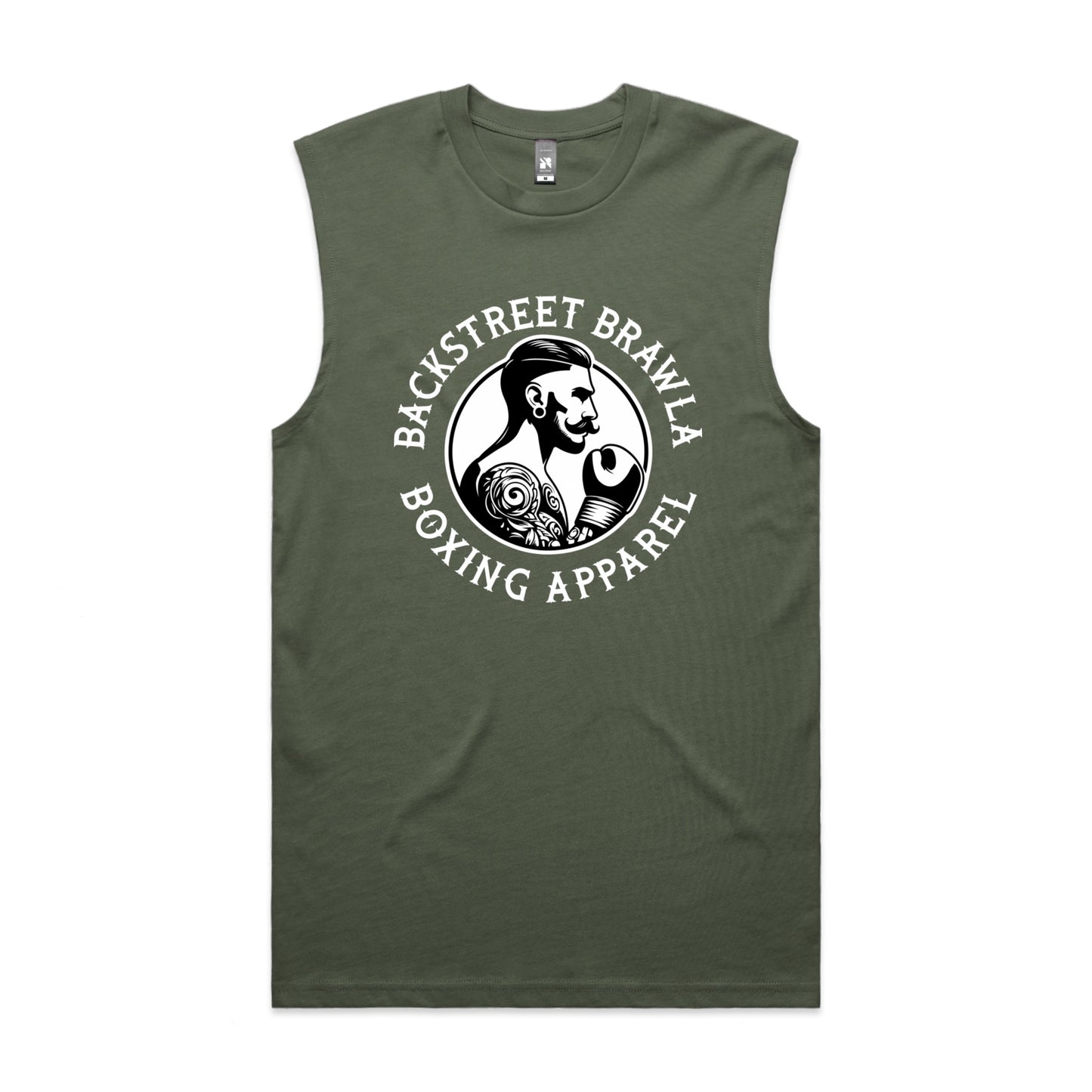 Mens Built to Brawl Singlet Top