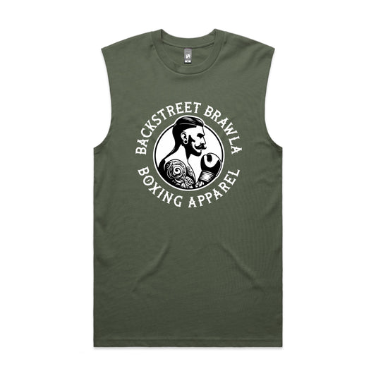 Mens Built to Brawl Singlet Top