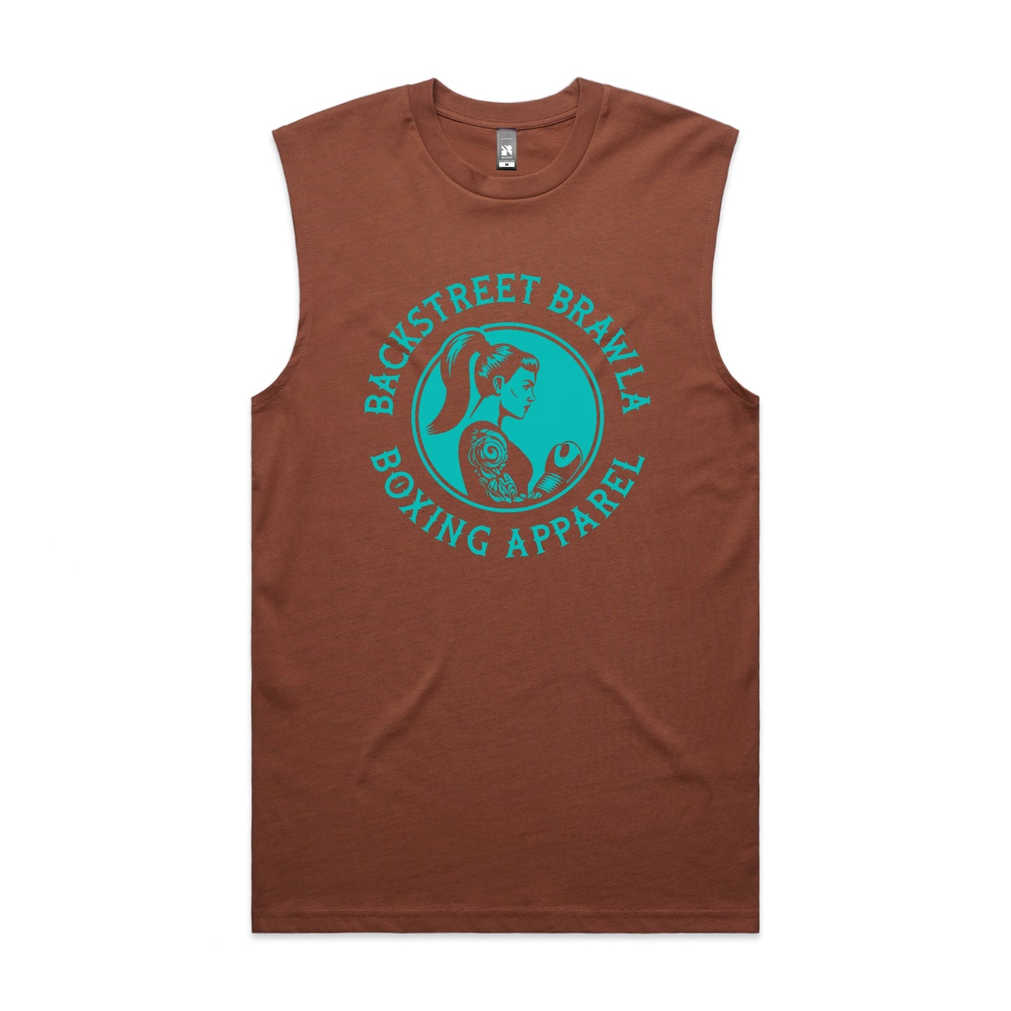 Womens Eat Sleep Brawl Repeat Singlet Top