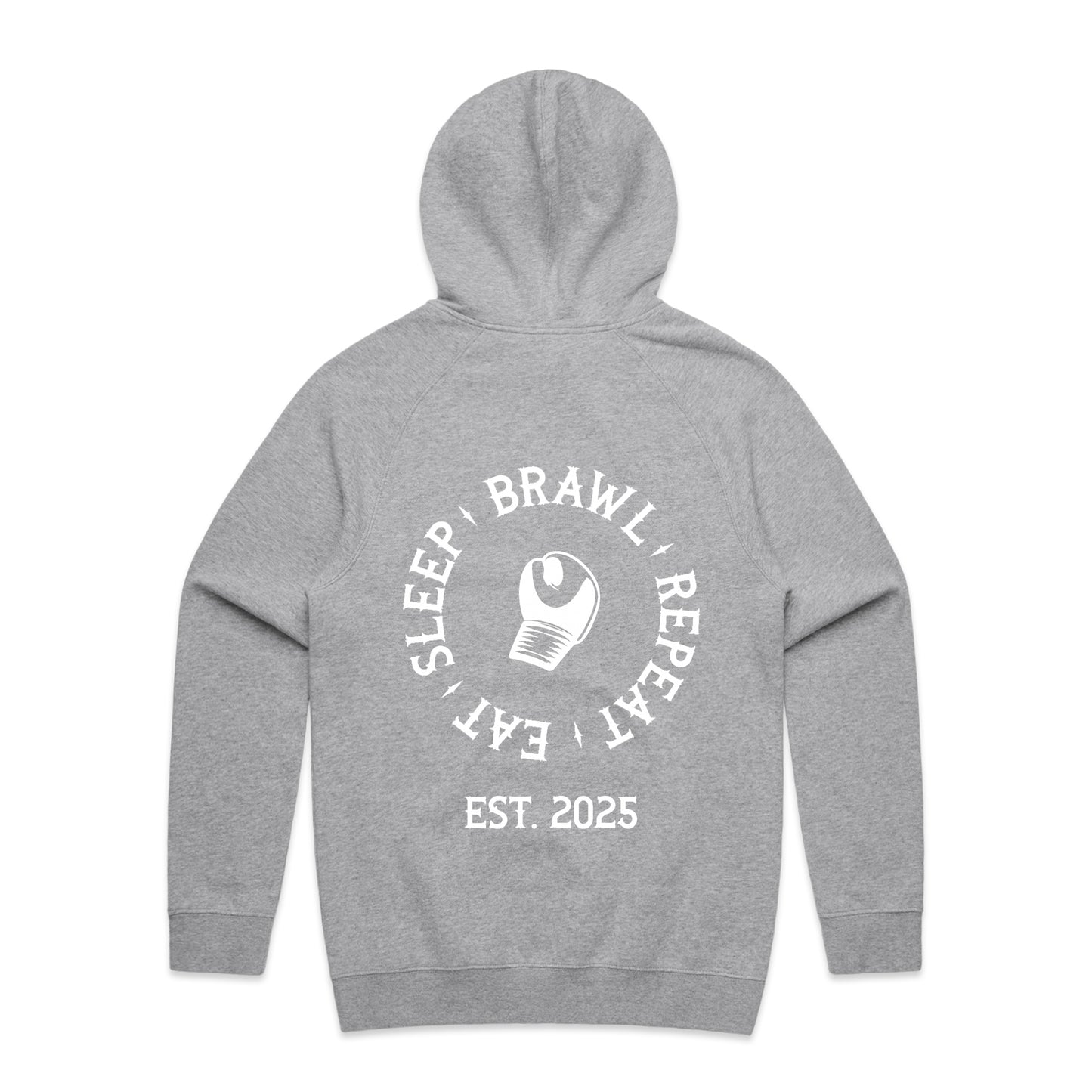 Mens Eat Sleep Brawl Repeat Hoodie