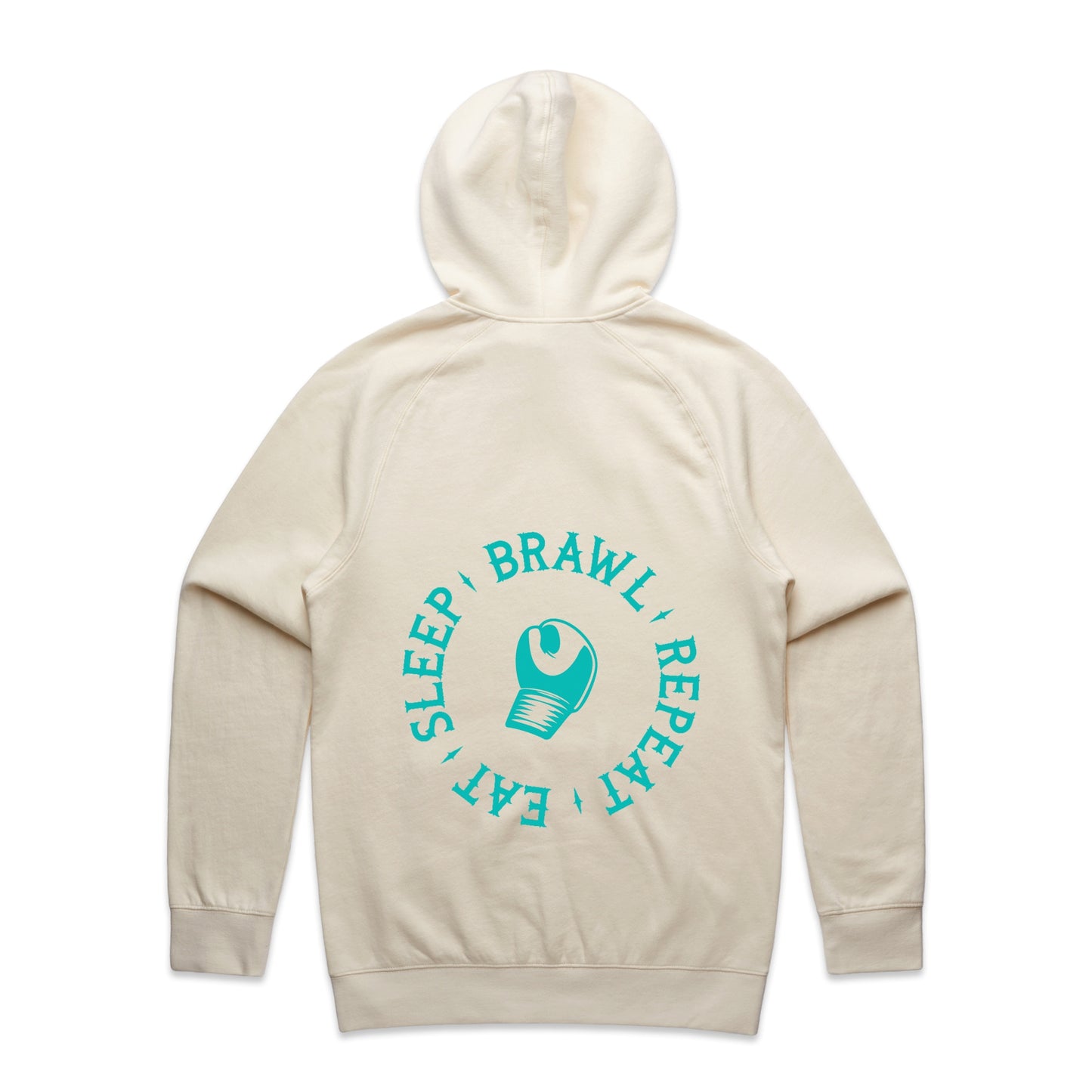 Womens Eat Sleep Brawl Repeat Hoodie